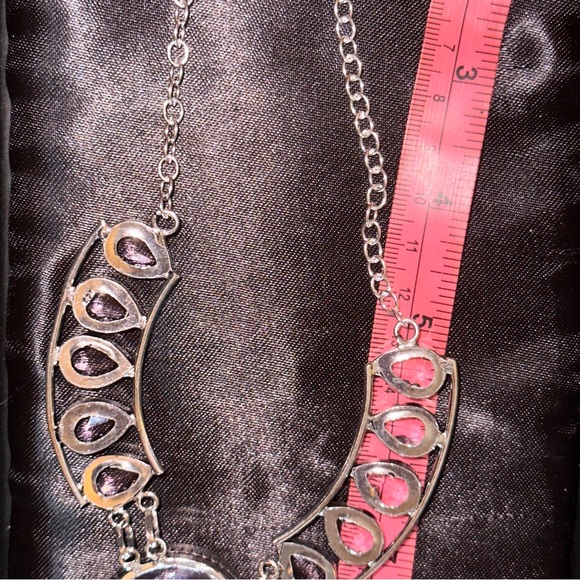 Exquisite Baby Pink Quartz + Pink Topaz statement cluster Necklace - Picture 11 of 13